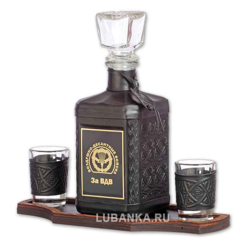 Набор для водки «За ВДВ» чёрный
